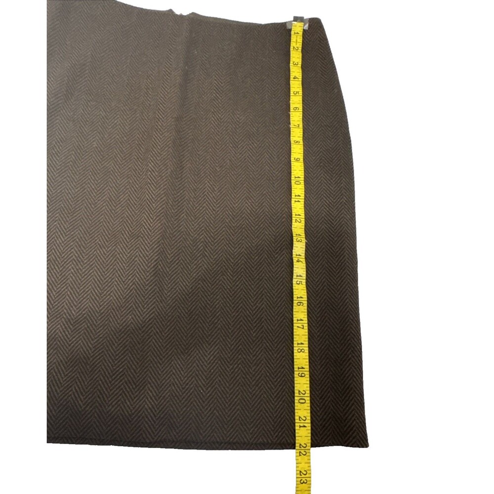 Dolce & Gabbana Womens Sz IT38 US4 Herringbone Virgin Wool Pencil Skirt Italy - Picture 14 of 16